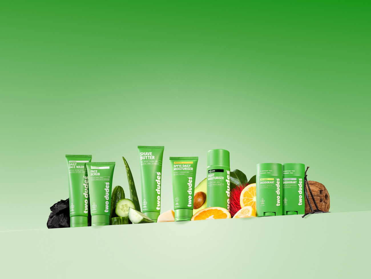 The new look of Two Dudes - DUDE GREEN.