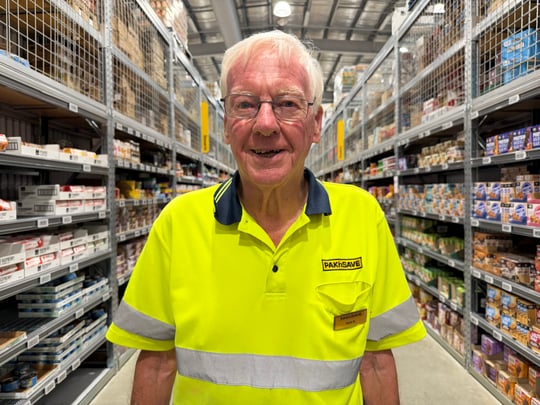 Meet Max: 88 years young and still loving life on the job at PAK’nSAVE Napier