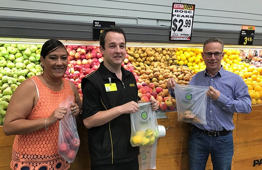 Looks like plastic, feels like plastic, but it’s made from corn