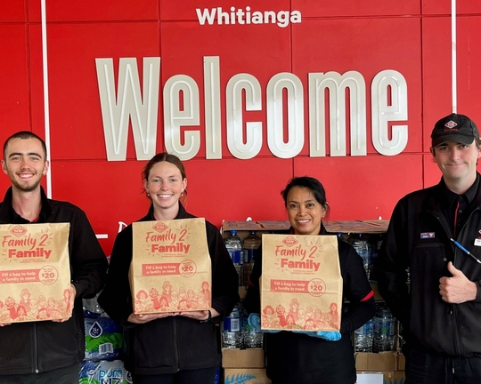 New World's Family2Family appeal sees a record number of donated food bags delivered to City Missions and foodbanks across New Zealand
