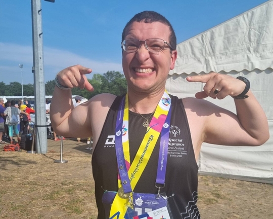 Medal-Winning Employee: New World Newtown's Matthew Di Liva Soars to Victory at Special Olympics World Games