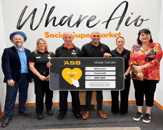 Local grocers back Whare Āio with $80,000 donation