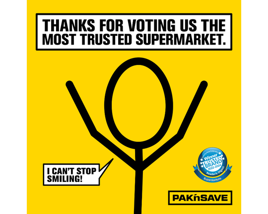 PAK’nSAVE awarded most trusted supermarket for 13th year in a row