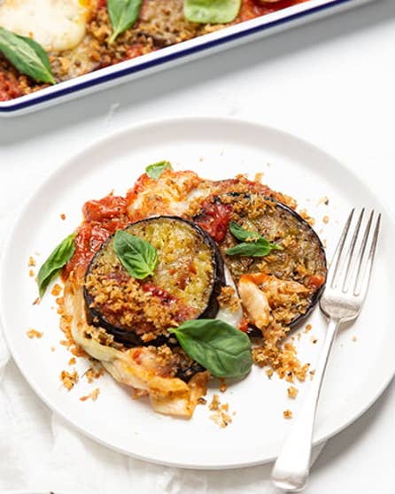 Quick eggplant parmigiana