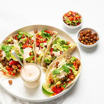 Chickpea-tacos
