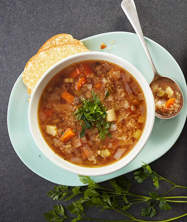 Slow cooker vege soup