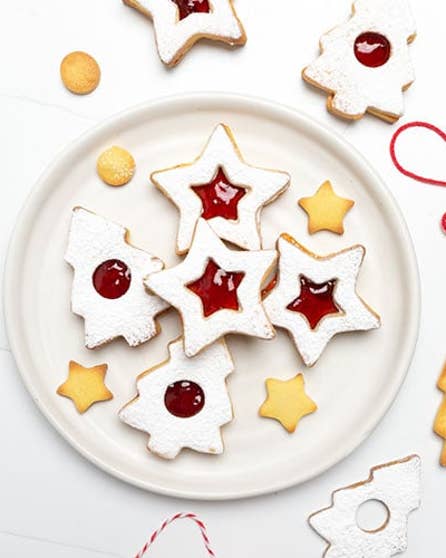 Christmas shrewsbury biscuits