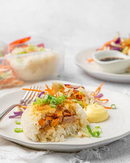 Japanese-inspired tuna onigiri