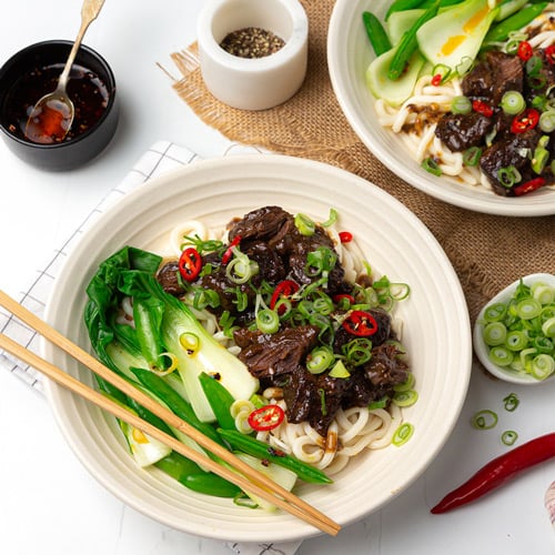 Chinese-inspired slow cooked beef