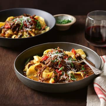 Braised brisket pappardelle