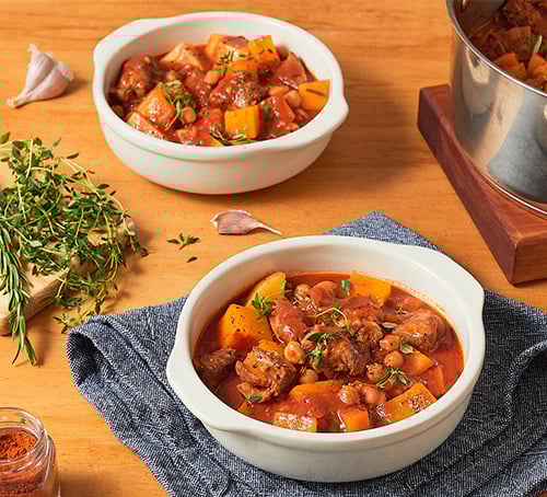 Easy lamb and pumpkin stew