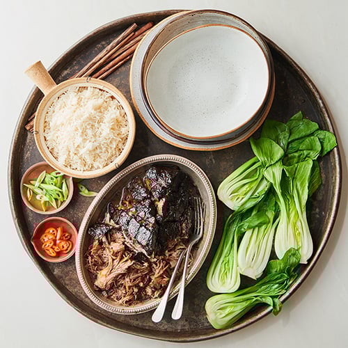 Slow cooker sticky pork