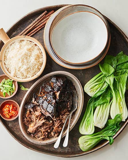 Slow cooker sticky pork