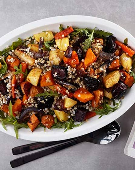 Buckwheat roast vegetable salad