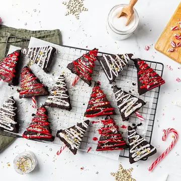Christmas Tree Brownies-1