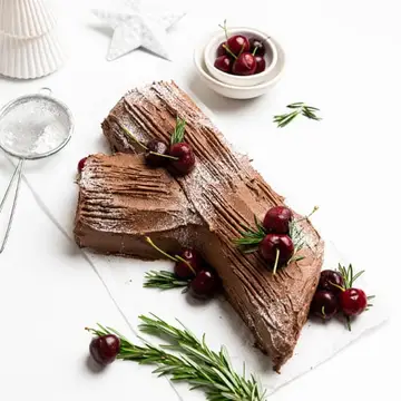 cherry-yule-log