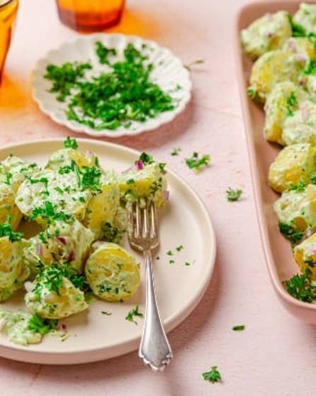 4 ingredient creamy potato salad