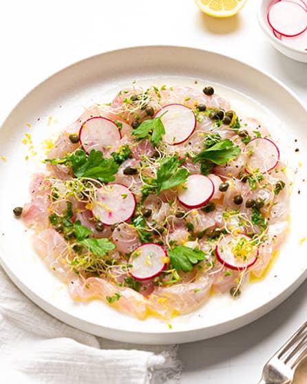 Summer fish crudo