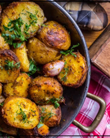 Lemon roast potatoes