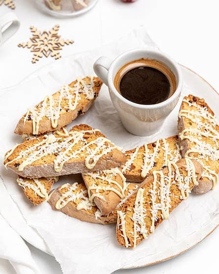 Christmas biscotti
