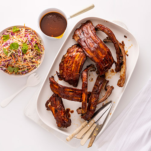 BBQ Pork Ribs _ Slaw