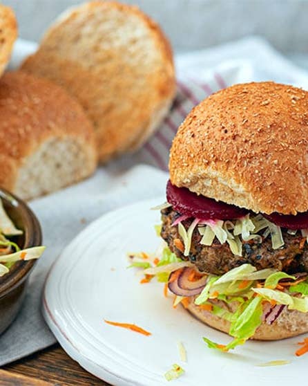 Friday night beef burgers