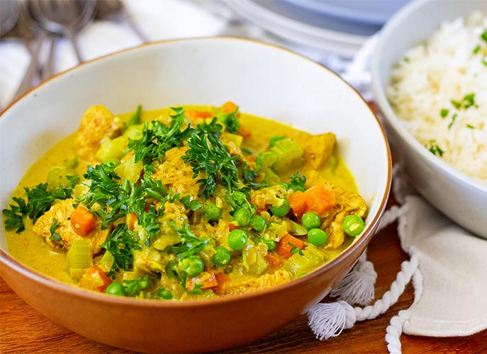 Easy chicken curry