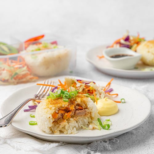 Japanese-inspired tuna onigiri