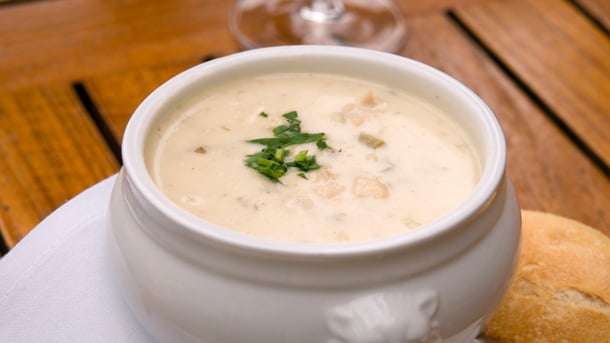 Great Kiwi creamy seafood chowder