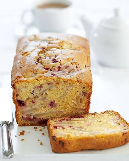 Pear and raspberry bread