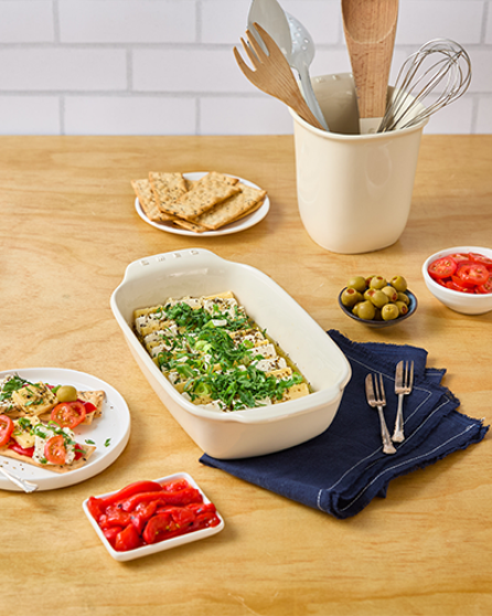 Marinated cheese appetizer