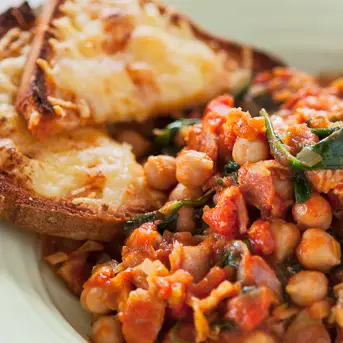 chickpeabaconhotpot