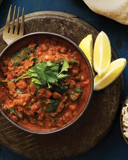 Creamy coconut lentil curry