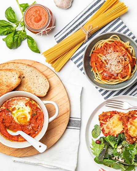 Hidden veggie pasta sauce