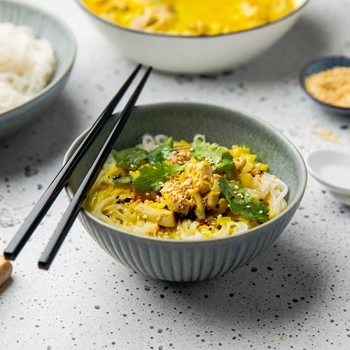 coconut chicken curry noodles