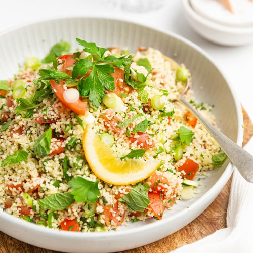 Couscous tabbouleh salad