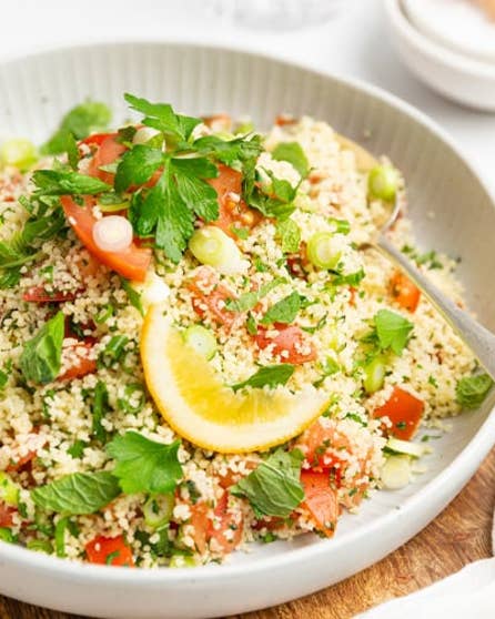 Couscous tabbouleh salad