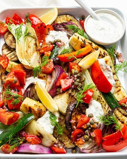 BBQ vegetable salad