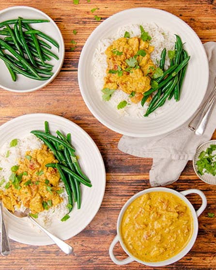 Slow cooker chicken curry
