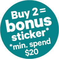 Buy 2 for SMEG Bonus Sticker Week 1