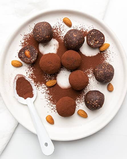 Scorched almond bliss balls