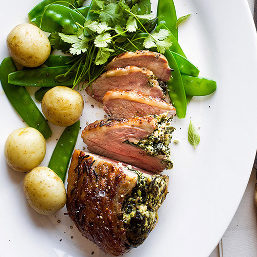 Lamb-Rump-Roast-with-Tender-Greens-Hollandaise-Sauce