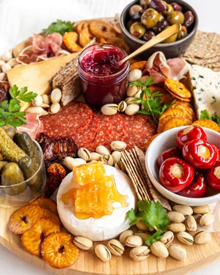 DIY charcuterie platter