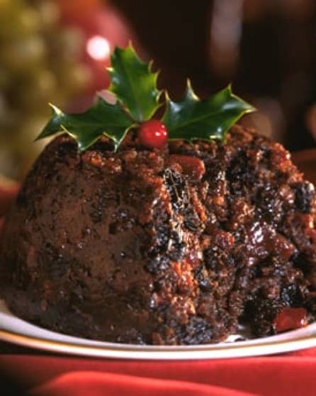 Old fashioned christmas pudding