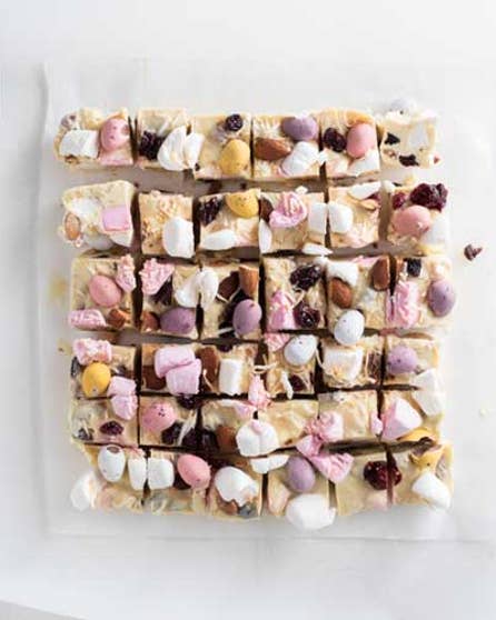 White chocolate rocky road