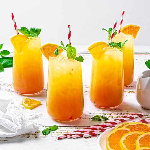 Sunset mocktail