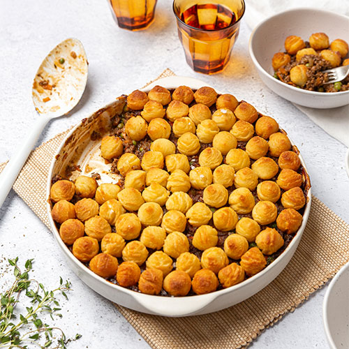 Hash brown cottage pie