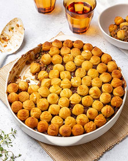 Hash brown cottage pie