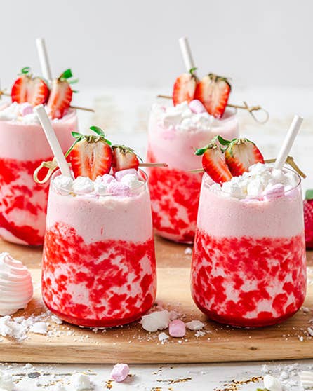 Berry eton mess shake
