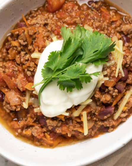 Easy slow cooker beef chilli